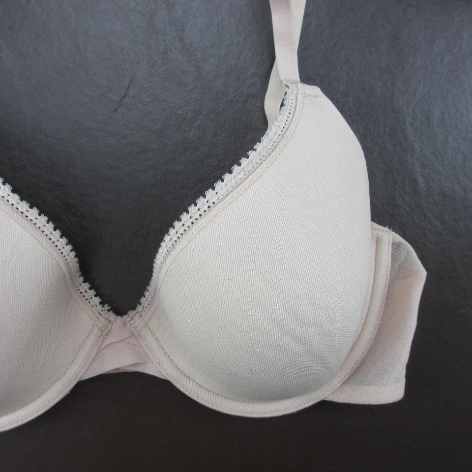 Sujetador On Gossamer 34C Rosa Acolchado Con Aros Cierre Ajustable Espalda Foto 4 de 4