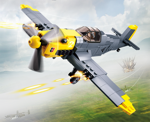 SLUBAN B0692 - ARMY - WW2 - Messerschmitt Bf 109 Fighter - 289 Pcs - Picture 2 of 5