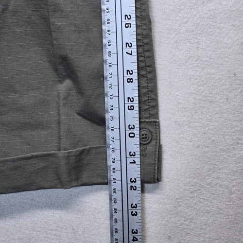 Pantalones cargo Capri verdes tiro alto elásticos adultos mujeres damas talla 4XL - Imagen 8 de 9