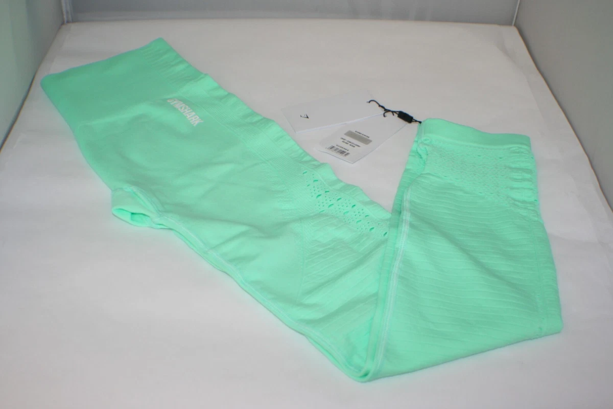 Gymshark Energy Seamless Leggings Wms Sz M Neo Mint GLLG1828 NEM