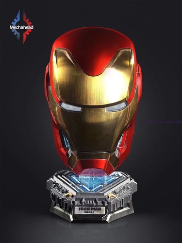 Iron Man MK50 Helmet 1:1 Wearable Remote Voice Control Auto Deform Mask Helmet  - Picture 15 of 20