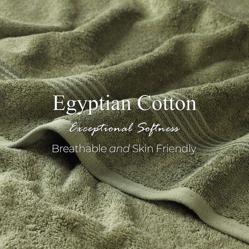 100% Egyptian Cotton Soft Quick Drying 600 GSM Washcloth Face Towels Set Of 10 - Picture 51 of 183