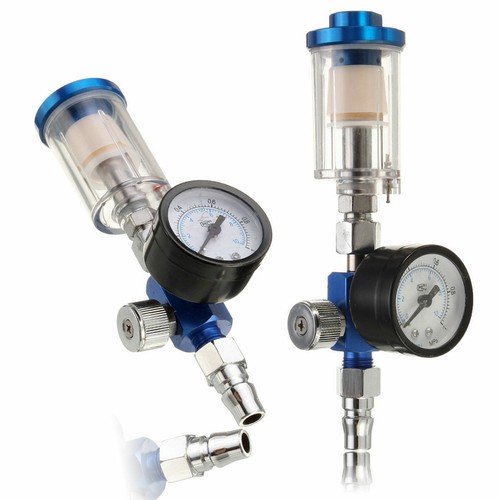 Luftdruckregler Manometer Lackierpistole Wasser Öl Falle Filter Abscheider Set - Bild 3 von 6