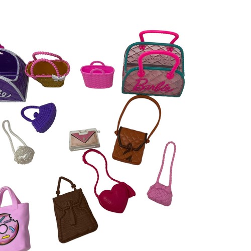 Lote de accesorios Barbie carteras estuches de transporte para perros bolsas de asas bolsas de mano - Imagen 5 de 5