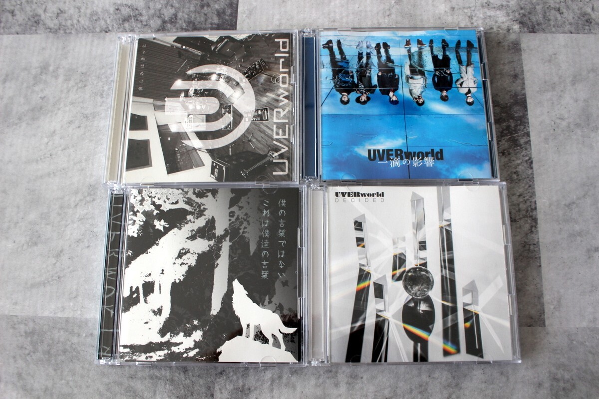 SET x26 UVERWorld Japan Single CD GOLD DECIDED Hakanaku mo