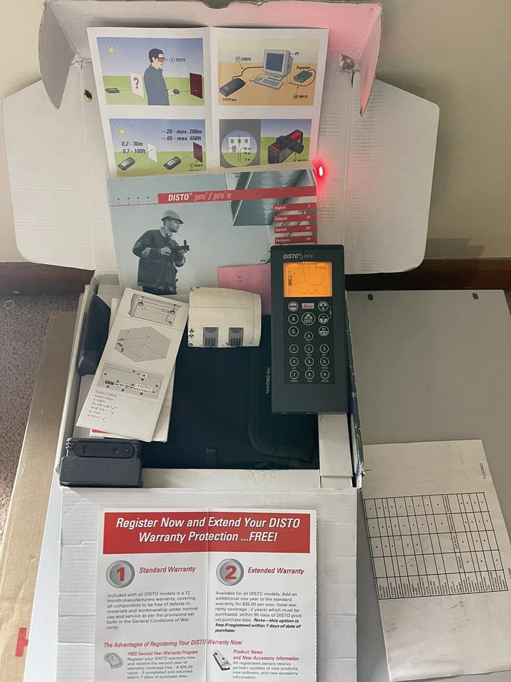 Leica DISTO pro4/Pro a, medidor de distancia láser. Foto 3 de 4