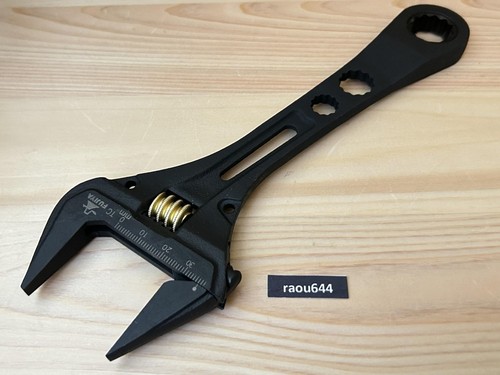 LLAVE AJUSTABLE FUJIYA KUROKIN FGL-38-BG CON LLAVE DE ENGRANAJE (MANDÍBULA 38 mm) - Imagen 19 de 24