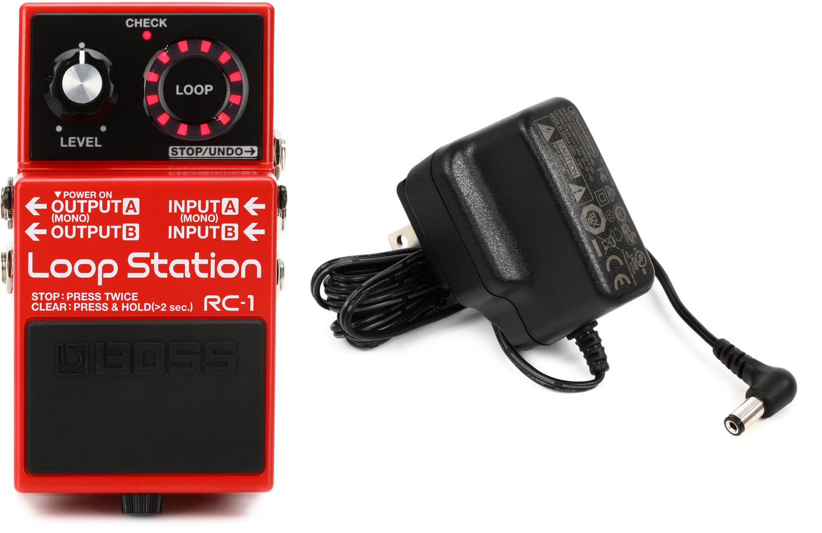 Педаль петлителя Boss RC-1 Loop Station + комплект Dunlop ECB003 Value Bundle
