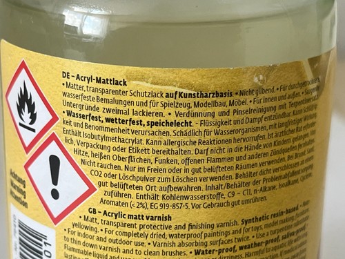 KREUL Acryl Glanzlack, Seidenglanzlack, Mattlack auf Kunstharzbasis Speichelecht - Bild 36 von 37