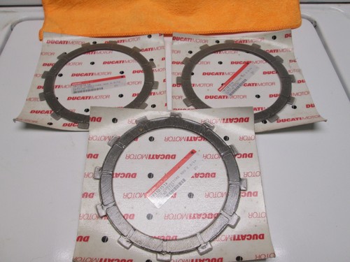 Ducati 750 F1 750 Paso 851 900SS Clutch Friction Disc 3mm 3 Pcs OEM 19110151A - Picture 1 of 3