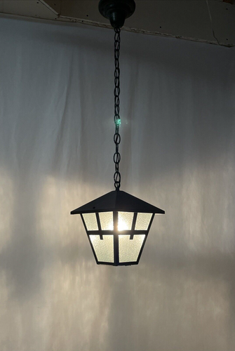 REWIRED antico vintage vetro rivestito Tudor arti e mestieri missione portico sala luce - Foto 23 di 24