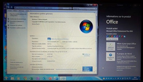 PC Acer 1810TZ portable laptop retrogaming 8G 1T SSD multiboot MS-DOS Windows 11 - Imagen 18 de 21