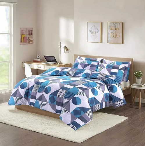 Reversible Duvet Quilt Cover Bedding Set with Pillowcase Single Double King Size - Picture 4 of 96