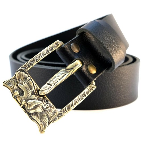Hebilla de cinturón pato temporada cazador trofeo regalo hebilla de latón para cinturón informal de 1,5 pulgadas - Imagen 7 de 17