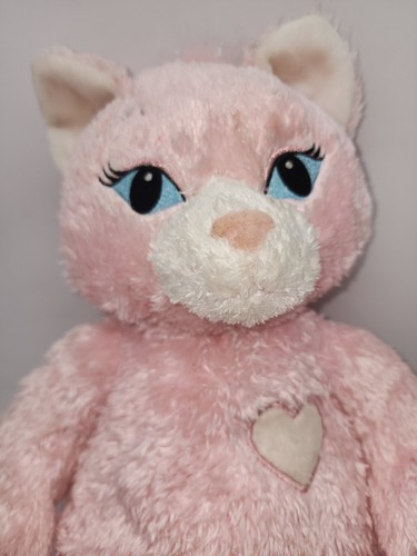 BAB BUILD A BEAR Workshop ROSA FRECHE KATZE Kätzchen 18 Zoll Sammlerstück Plüschtier - Bild 3 von 6