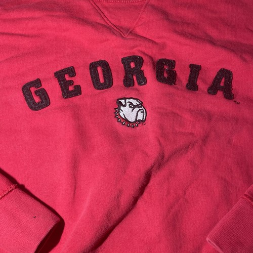 Vintage Georgia Bulldogs UGA Sweatshirt Herren Large rot Champs 90s Y2K NCAA - Bild 2 von 8