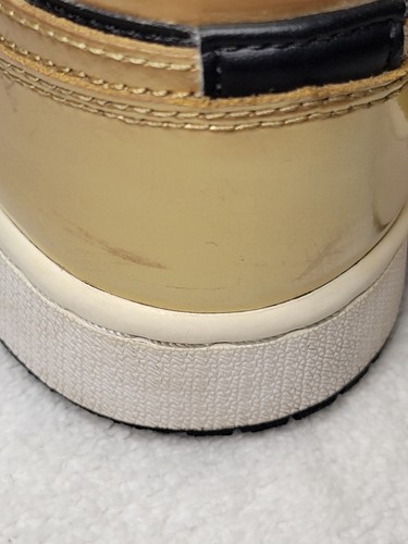 Nike Air Jordan 1 Mid SE GS Metallic Gold Black DR6967-071 Sz 6Y Womens Sz 7.5 - Picture 8 of 11