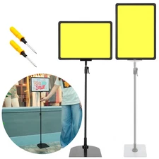 Adjustable Sign Holder Heavy Duty Floor Standing Poster Stand for Retail Display