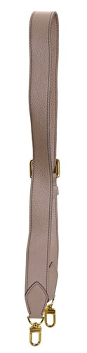 echt Louis Vuitton 38" Gold Taupe Leder Schulterriemen Handtasche Tasche Frankreich - Bild 2 von 8