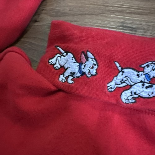 Vintage 101 Dalmatians Turtleneck Sweater The Disney Store 1X Embroidered 1990s - Picture 4 of 9