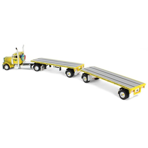 DCP 1/64 Peterbilt 379 y 2 camas planas para cachorros con cargas 2024 NTT'NC Show 69-1815 - Imagen 6 de 7