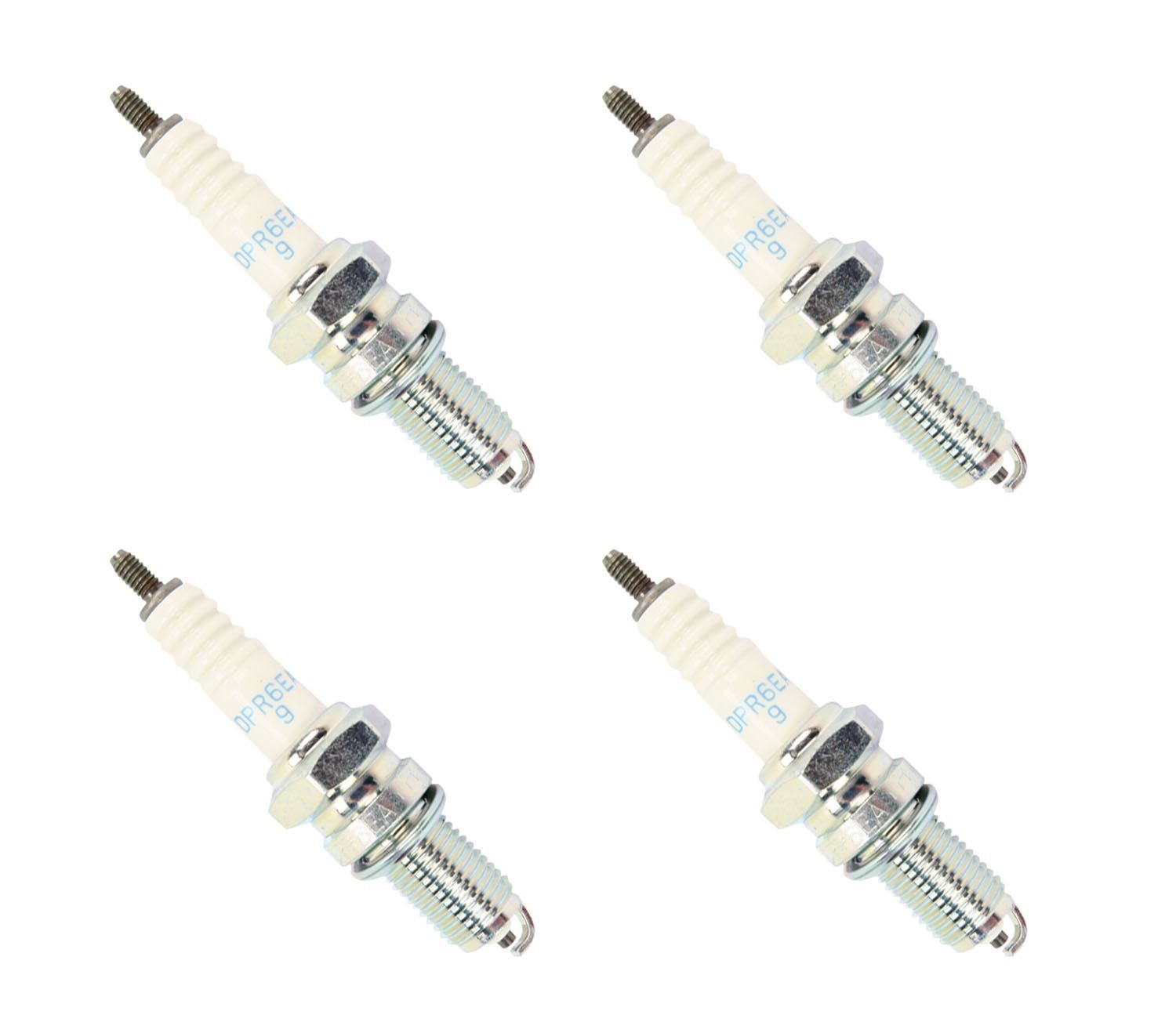 4 Pk NGK DPR6EA-9 Spark Plugs 5531 Standard Resistor M12 x 1.25mm Motorcycle ATV