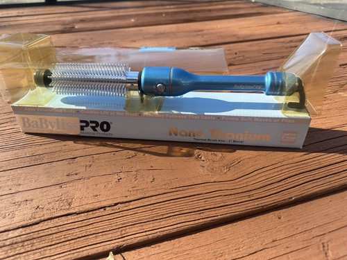 BABYLISS PRO Nano Titanium Thermal Brush Iron 1″ Metal Curling Iron BABNT100HC - Picture 3 of 5