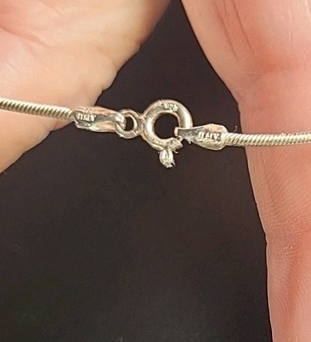 Vintage Türkis & Silber Anhänger 925 Sterling Kette 7,28 Gramm signiert S. JACK 23f - Bild 15 von 15