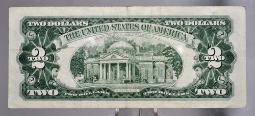 1963 U.S. Legal Tender 2 Dollar Note - Fancy Repeating Serial Number - 11811516 - Picture 2 of 2