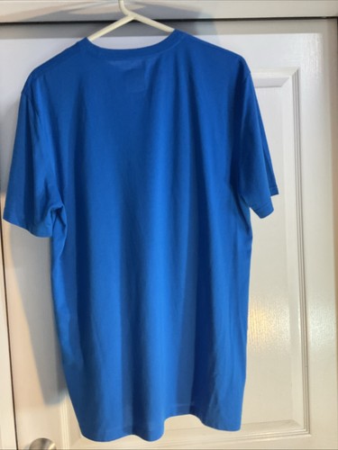 Camisa Oakley Para Hombre Grande Azul Hydrolix Performance Fit Camiseta Atlética Logo Honduras - Imagen 3 de 4