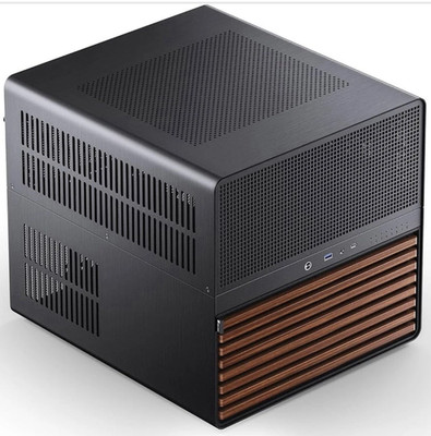 JONSBO N5 NAS Case   Black Aluminum Mini-ITX / Micro-ATX NAS Chassis   Open Box