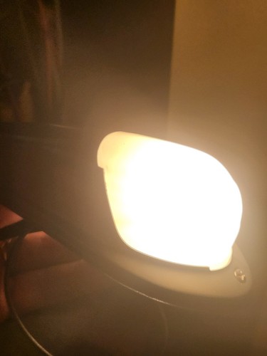 Vintage YANKEE 76 Cab Marker Clearance Light Milk Glass lens - Foto 13 di 13