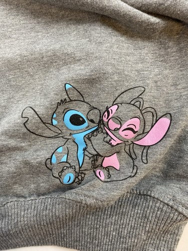 Disney Stitch & Angel long sleeve light weight girls sweatshirt size M - Picture 6 of 9
