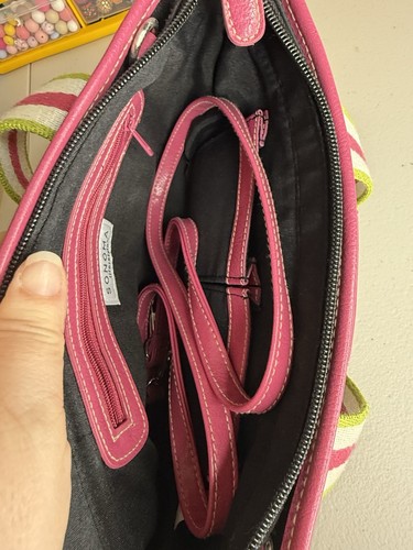 Pink and black Sonoma tote bag - Picture 4 of 6