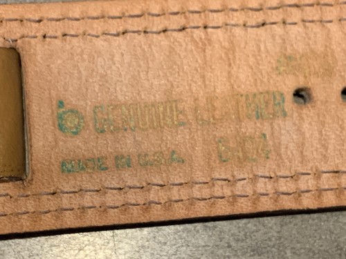 Vtg Leather Watch Band Not Used Snap On Watch Made In USA - Picture 6 of 7