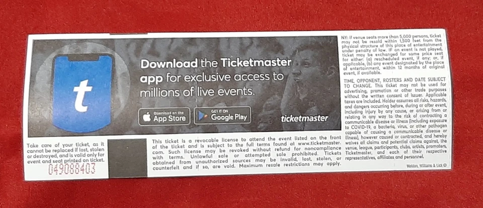 2024 Ticket For Eldorado's Christmas On Ice ~ Ceasar's Entertainment  - Image 2 of 2