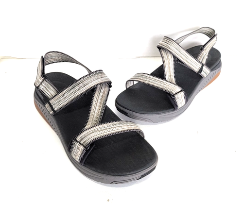 Dansko Rayna schwarze Damen-Sandalen mit mehreren Gurtbändern Größe 41 US 10