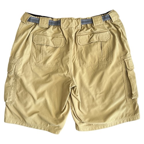 Duluth Trading Men's DuluthFlex Dry on the Fly Cargo Shorts 2XL Tan 11" Inseam - Picture 2 of 10