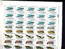 // 15X ROMANIA 1992 - MNH - MARINE LIFE - FISH 
