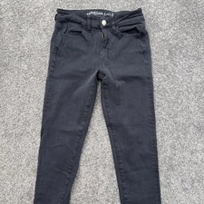 Womens 2 American Eagle Jeans Black Hi Rise Jegging Jeans Super Stretch X4