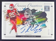 2024 Panini Impeccable Jamaal Charles Canvas Creations Auto /75 Chiefs