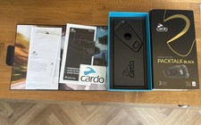 Cardo PACKTALK Black Bluetooth Motorcycle Int...