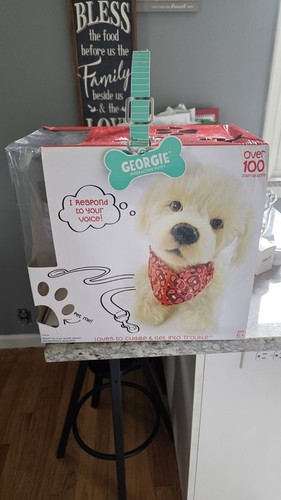 Georgie Interactive Plush Electronic Puppy Dog RARE Toy Tested Works Toy Dog - Picture 10 of 13