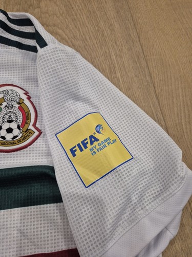 Mexico 2018 Away Shirt Player World Cup adidas Jersey Men’s L Large Russia FIFA - Picture 9 of 12