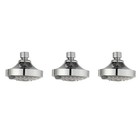  3 Pieces Regenduschköpfe Duschsparköpfe Handschöpfungsköpfe Wassersparende