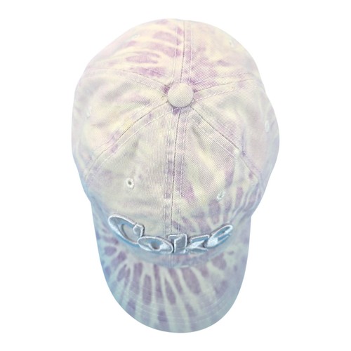 Cola Mütze Kappe bestickt Batik weiß lila Strapback verstellbar 6-Panel - Bild 6 von 10