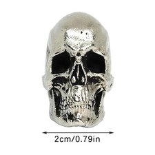 Demon Skull Key Pendant Metal Skull Key Cover Universal Modified Key Decoration