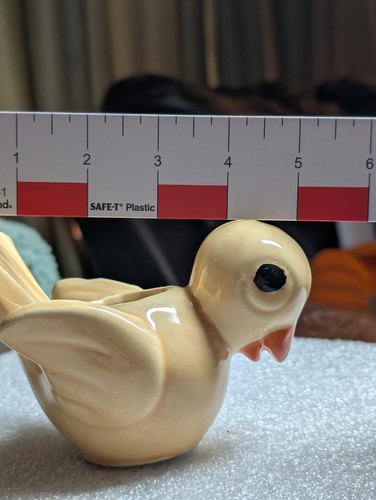 Vintage Shawnee Small Planter Yellow Bird Ceramic - Picture 11 of 13
