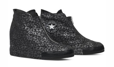 RARE NEW CONVERSE CHUCK TAYLOR ALL-STAR ''ANIMAL PRINT'' 550852C Bootie Wedge