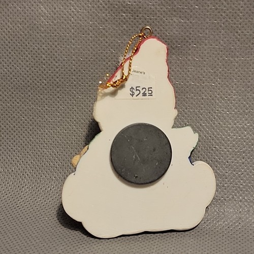 Katherine Personalized Name Ceramic Holiday Ornament Snowman Magnet - Picture 2 of 4